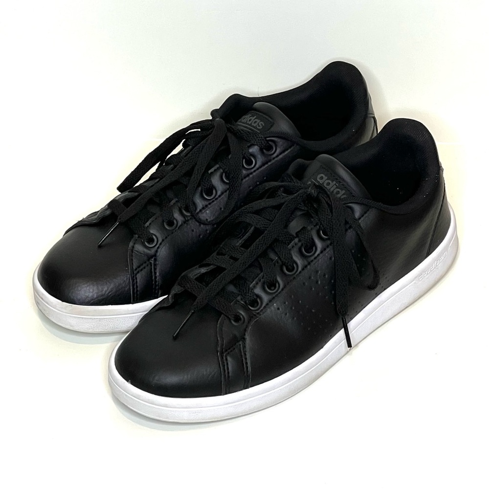 Men’s Adidas Neo Memory Foam Footbed Leather Shoes Sz. 8